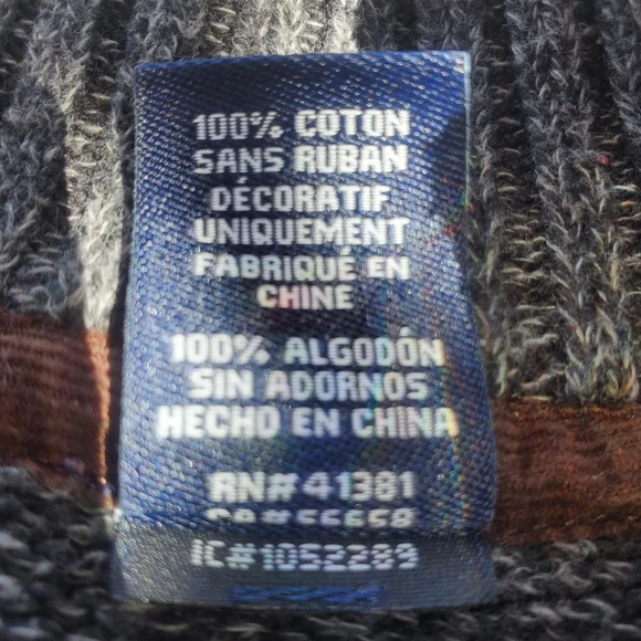 Chaps  3 Button Sweater with Corduroy Elbow Patches Men's Size XL EUC - Picture 8 of 9